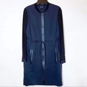 Ellie Tahari Pocket Cinched Waist Dress